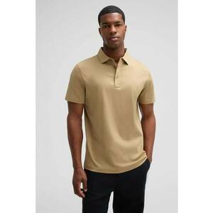 Tricou regular fit polo cu inchidere prin nasturi la gat imagine