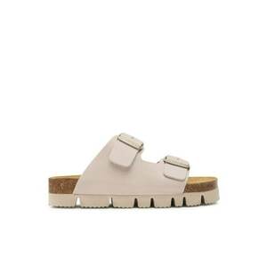 Sandale dama Brinkmann - 302052103 - Piele naturala/Piele nabuc - Ecru imagine