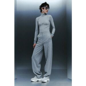 -Pantaloni largi cu elastic în talie PP4 imagine