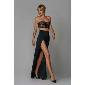 Fustă lungă din satin - imagine