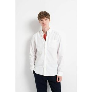 Camasa slim fit decorata cu guler fixat cu nasturi imagine