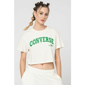 Tricou crop din bumbac Collegiate imagine