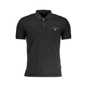 Tricou polo barbati - 100% bumbac - Negru - NP0A4GB4-ELBAS-JERSEY imagine