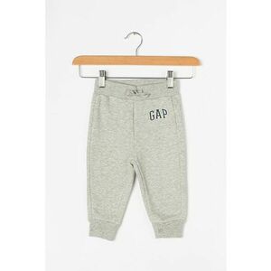 Pantaloni sport cu captuseala de fleece si logo brodat imagine
