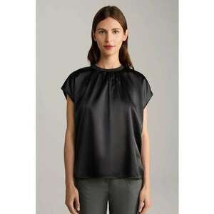 Tricou satinat cu guler rotund imagine