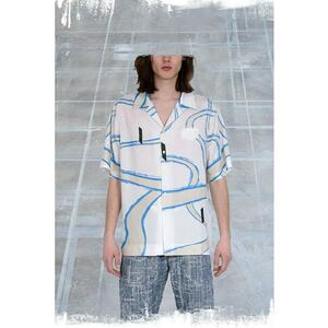 Cămașă cu mânecă scurtă supradimensionată imagine