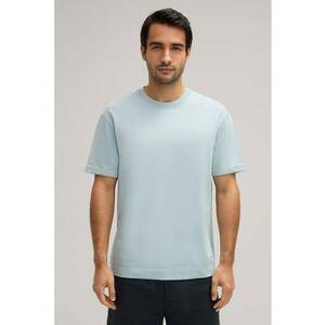 Tricou regular fit cu guler rotund 30042491 imagine