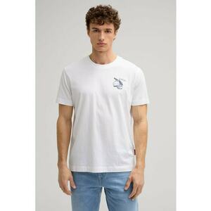 Tricou oversize cu print frontal 30045904 imagine