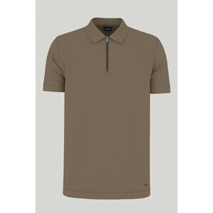Tricou regular fit cu guler polo 30045546 imagine