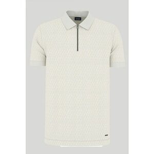 Tricou regular fit cu guler polo 30045546 imagine