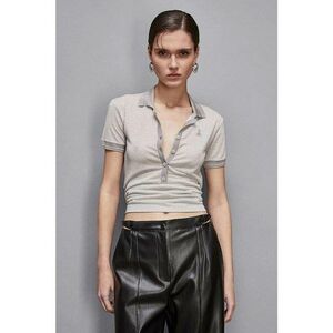 Tricou polo cu sclipici imagine