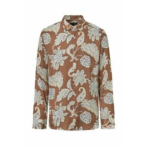 Cămașă supradimensionată cu imprimeu floral imagine