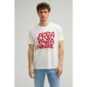 Tricou regular fit cu guler rotund și print 30045690 imagine