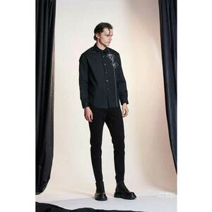 Cămașă clasică cu imprimeu tip floare imagine