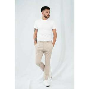 -Pantaloni drepți chino - cu buzunare laterale imagine