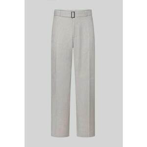 -Pantaloni clasici cu curea în taie imagine