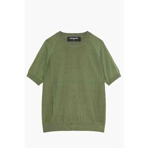 Tricou regular fit cu guler în rotund imagine