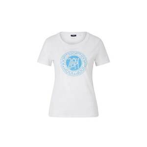 Tricou slim fit cu print frontal tip logo imagine