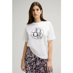 Tricou regular-fit cu guler rotund imagine