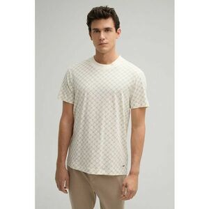 Tricou regular fit cu guler rotund si print 30045549 imagine