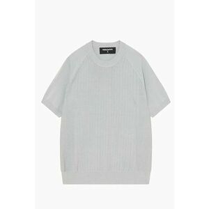 Tricou regular fit cu guler în rotund imagine