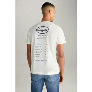 Tricou regular fit cu guler rotund și print pe spate imagine