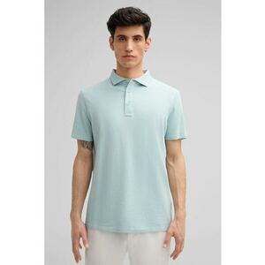 Tricou regular fit polo cu material texturat imagine