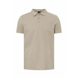 Tricou polo texturat cu nasturi frontali imagine