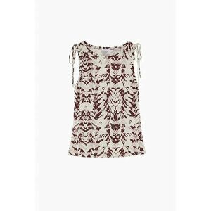 Top fără mâneci din jersey elastic cu print imagine