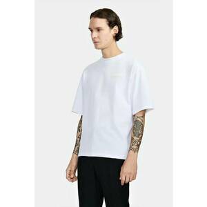 Tricou regular fit cu detaliu tip logo imagine