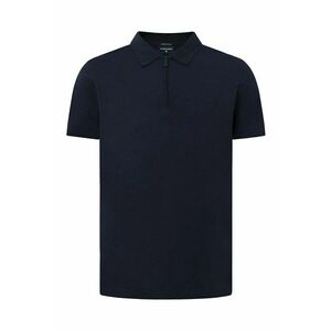 Tricou polo cu fermoar scurt la gat imagine