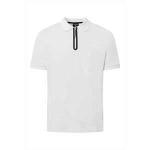 Tricou polo cu fermoar la gât imagine