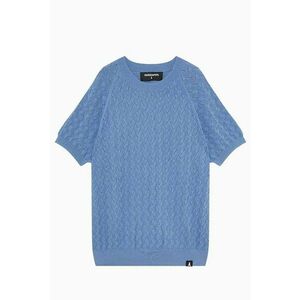 Tricou cu mânecă scurtă și material texturat imagine