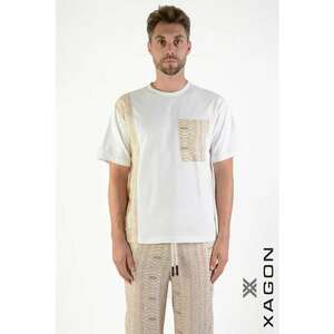 Tricou cu guler rotund și buzunar frontal 2ZUK400 imagine