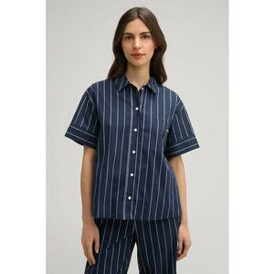 Cămașă regular cu mânecă scurtă și imprimeu în dungi imagine