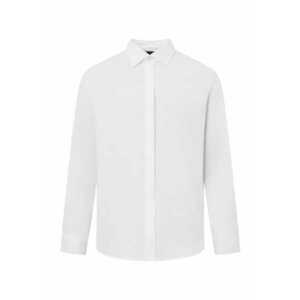 Cămașă asimetrică regular fit cu nasturi ascunși imagine