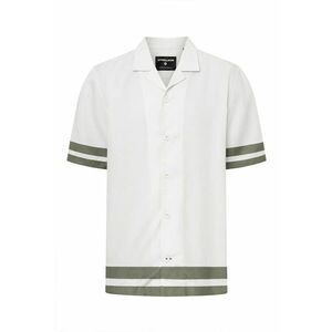 Camasa supradimensionata cu imprimeu pe spate imagine