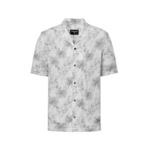 Cămașă supradimensionată cu mânecă scurtă și imprimeu în dungi imagine