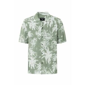 Camasa supradimensionata cu maneca scurta si imprimeu floral imagine