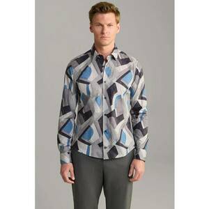 Cămașă cu mânecă lungă și imprimeu geometric imagine