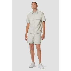 Cămașă ușor boxy din piele ecologic imagine