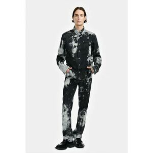 Cămașă regular fit cu imprimeu tie dye și închidere prin capse imagine