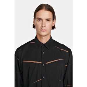 Cămașă cu multiple detalii transparente imagine