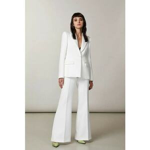 -Pantaloni evazaţi - cu talie înaltă şi croială slim imagine