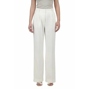 -Pantaloni cu pense - cu talie înaltă imagine