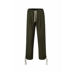 -Pantaloni supradimensionați cu șnur în talie și la glezne imagine