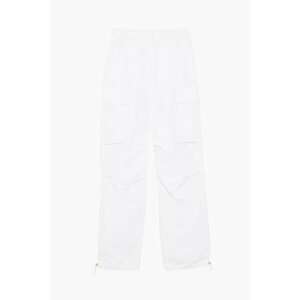 -Pantaloni largi - cargo - din poplin cu logo nou PATRIZIA PEPE imagine