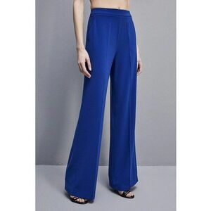 -Pantaloni palazzo largi cu buzunare laterale imagine