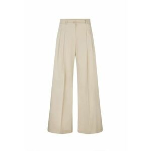 -Pantaloni wide leg cu pense frontale imagine