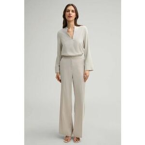 -Pantaloni largi - satinați imagine